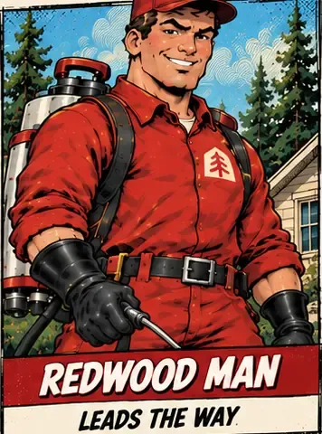 Redwood Man, one of the Redwood Team